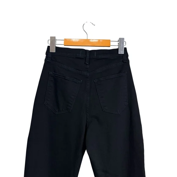 ABERCROMBIE & FITCH Curve Love The Flare Ultra High Rise Tall Black Jeans, Sz 27 - Picture 12 of 16